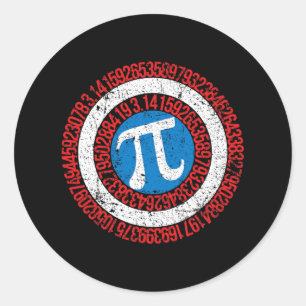 Sticker Rond National Pi Day Chemise Math Enseignant T Chemise