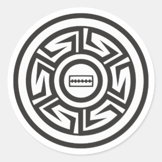 Sticker Rond Native américaine Anasazi