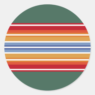 Sticker Rond native american indian traditional