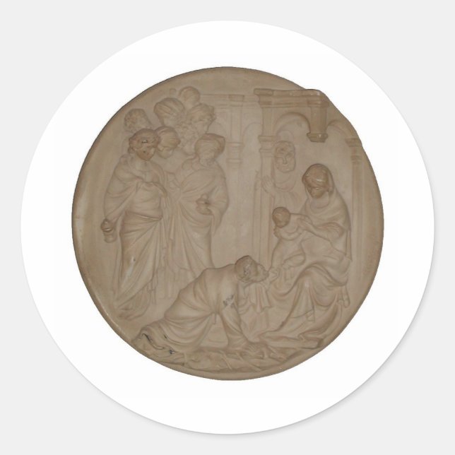 Sticker Rond nativité (Devant)