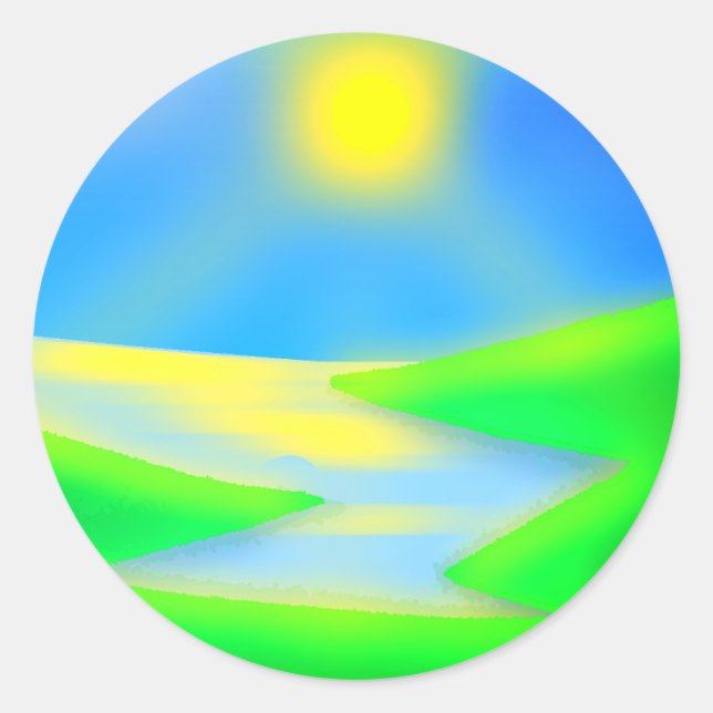 STICKER ROND NATURAL (Devant)