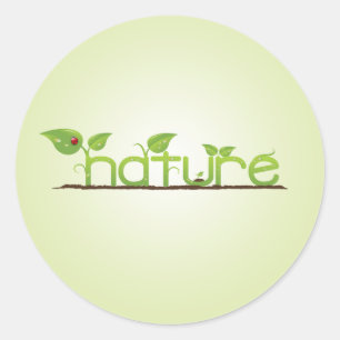 Sticker Rond Nature