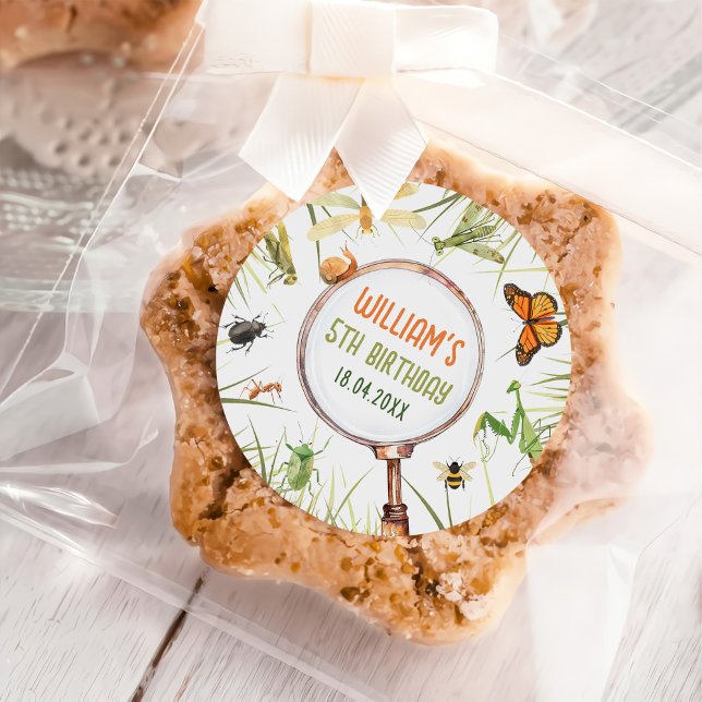 Sticker Rond Nature Insect Bugs Anniversaire (Créateur téléchargé)