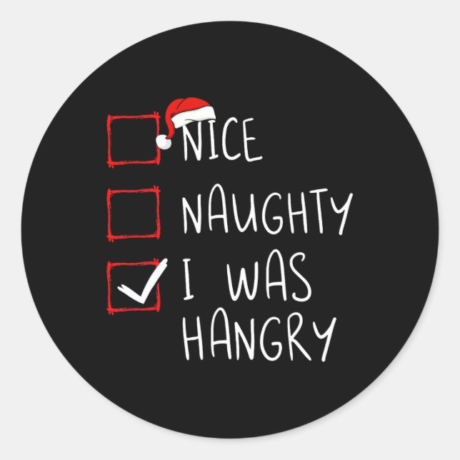 Sticker Rond Naughty I (Devant)