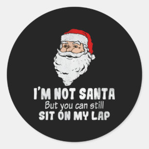 Sticker Rond Naughty inapproprié