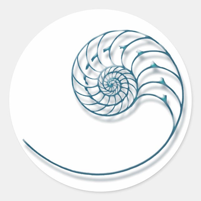 Sticker Rond Nautilus 2 (Devant)