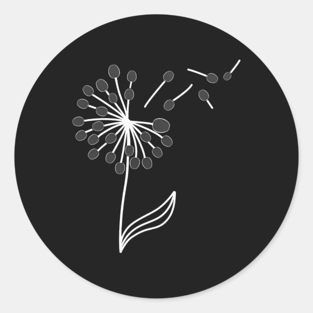 Sticker Rond Navette Badminton (Devant)