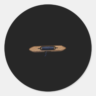 Sticker Rond Navette Pilote Wea de tissage à la main Tricot de