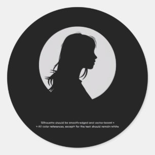 Sticker Rond Ne laissez pas le joli visage vous tromper Karaté