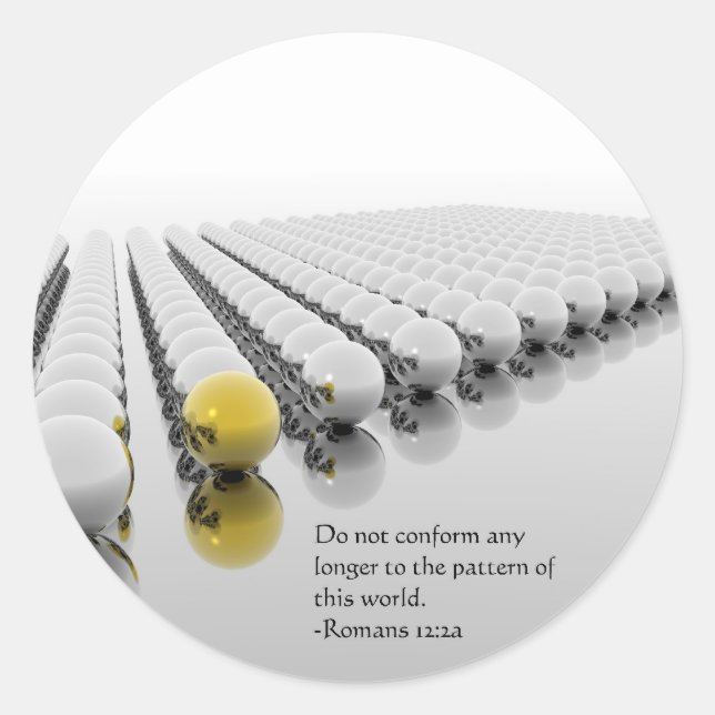 Sticker Rond Ne pas confirmer (Devant)