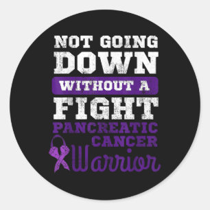 Sticker Rond Ne Pas Descendre Sans Lutter Contre Le Cancer Du P
