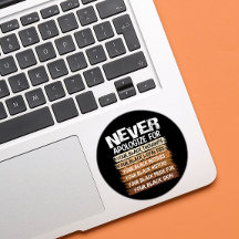 Ne présentez jamais vos excuses pour votre Noir