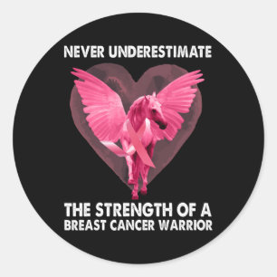 Sticker Rond Ne Sous-Estimez Jamais La Force D'Une Danse Du Sei