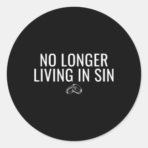 Sticker Rond Ne Vivant Plus Dans Le Mariage De Mariage De Maria