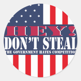 Sticker Rond Ne vole pas