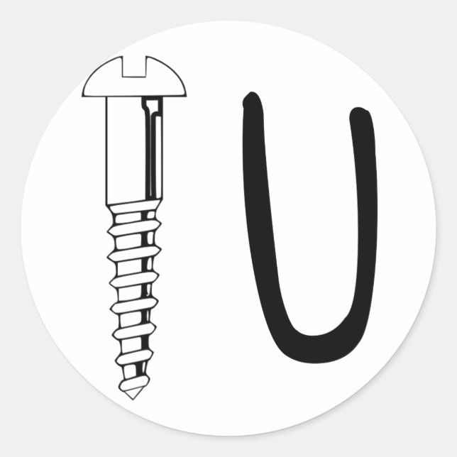 Sticker Rond Ne vous laissez pas (Devant)