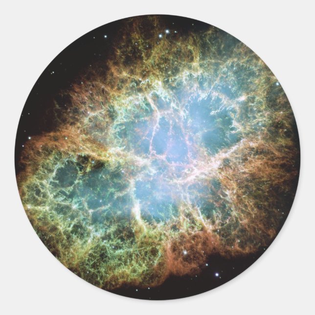 Sticker Rond Nebula du crabe (Devant)