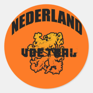 Sticker Rond Nederland Voetbal 2010 Cadeaux