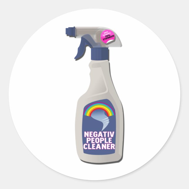 STICKER ROND NEGATIV PEOPLE NETANER (Devant)