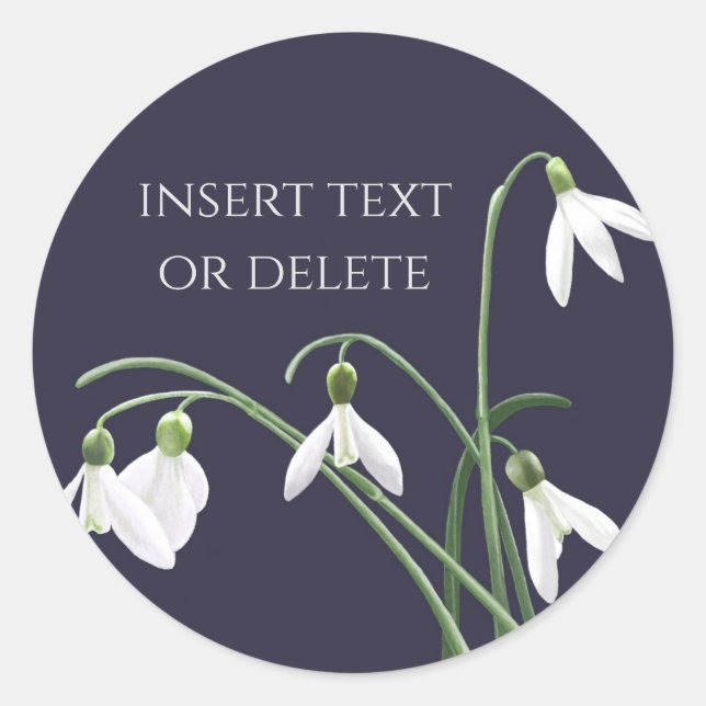 Sticker Rond Neige (Devant)