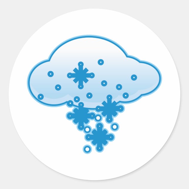 Sticker Rond Neige (Devant)