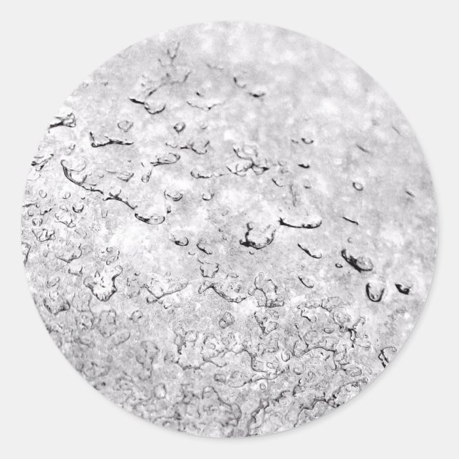 Sticker Rond Neige fondue (Devant)