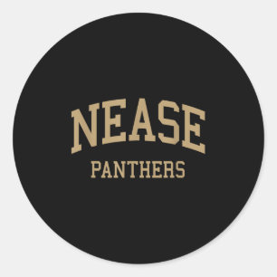 Sticker Rond Neige Lycée Son Ponte Vedra Fl Sports Rétro