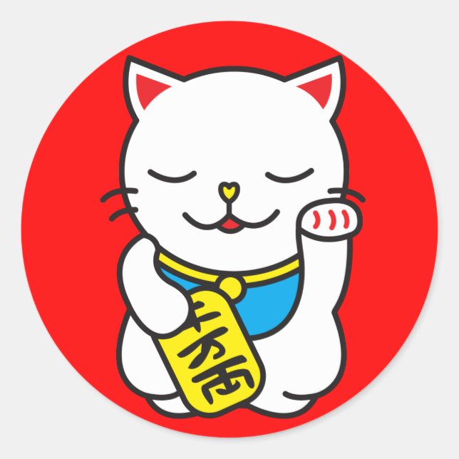 Sticker Rond Neko (Devant)