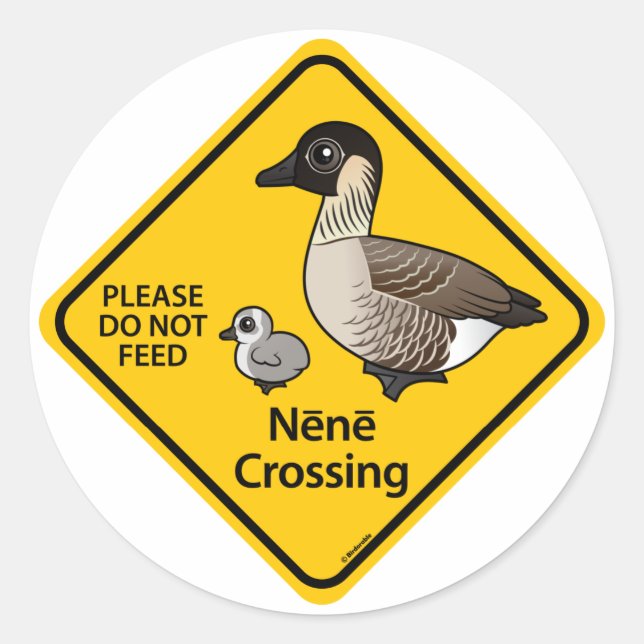 Sticker Rond Nene Crossing (Devant)