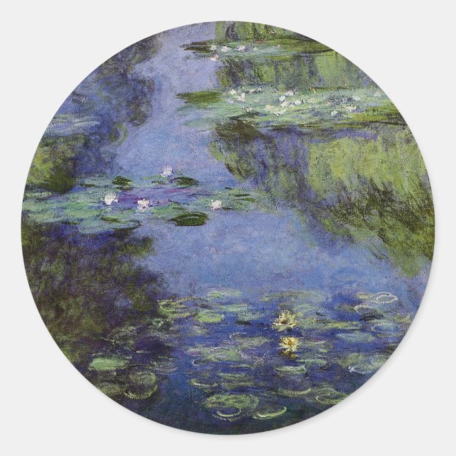 Sticker Rond Nénuphar (Devant)