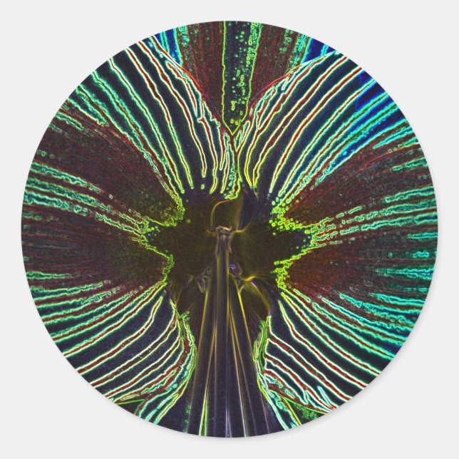 Sticker Rond Neon Amaryllis (Devant)