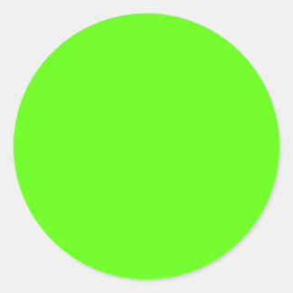 Sticker Rond Neon Green haute visibilité