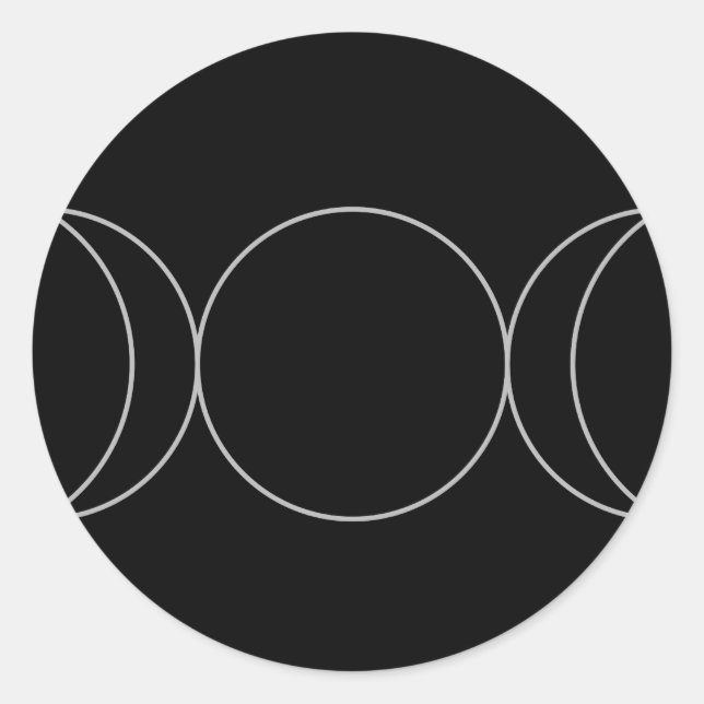 Sticker Rond Néopaganisme de déesse triple.jpg (Devant)