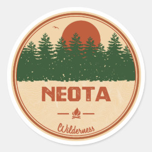 Sticker Rond Neota Wilderness Colorado