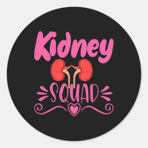 Sticker Rond Néphrologie de l'infirmière dialyse Maladie rénale