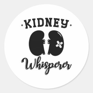 Sticker Rond Nephrology Tech Rein Whisperer Dialyse Infirmière