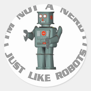 Sticker Rond NerdBot