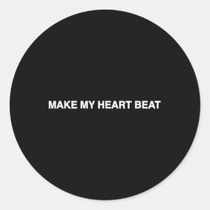 Sticker Rond Nessa Barrett Parole de Beat Coeur