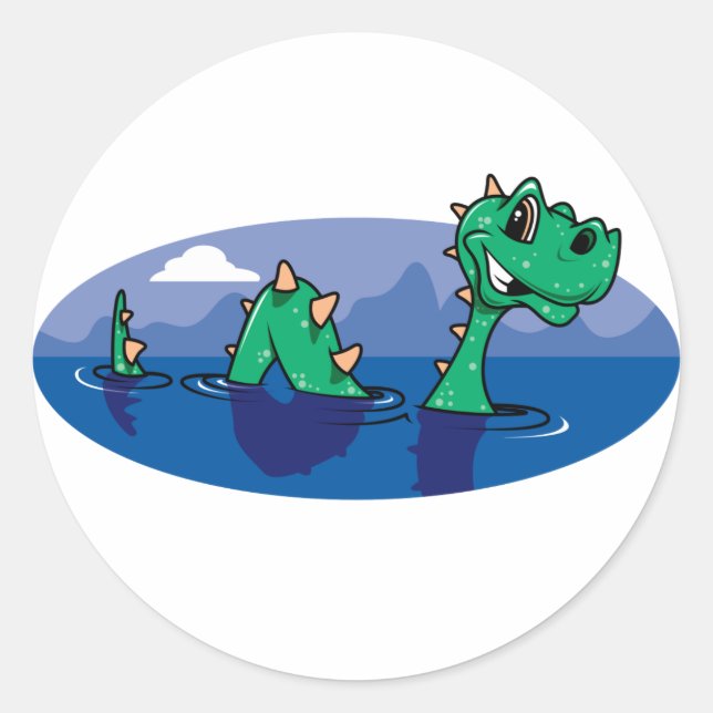 Sticker Rond Nessie (Devant)
