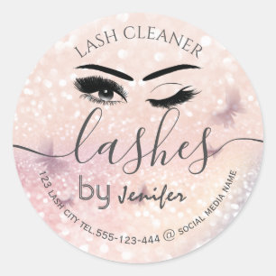Sticker Rond Nettoyeur de laveuse de verre de luxe