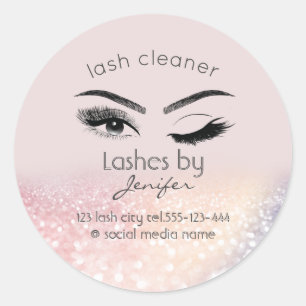 Sticker Rond Nettoyeur de laveuse de verre de luxe