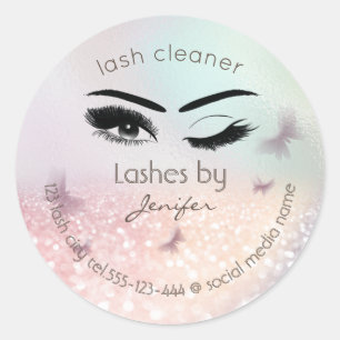 Sticker Rond Nettoyeur de laveuse de verre de luxe