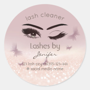 Sticker Rond Nettoyeur de laveuse de verre de luxe