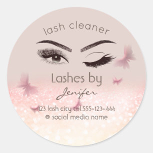 Sticker Rond Nettoyeur de laveuse de verre de luxe