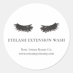 Sticker Rond Nettoyeur d'extension d'aquarelle moderne