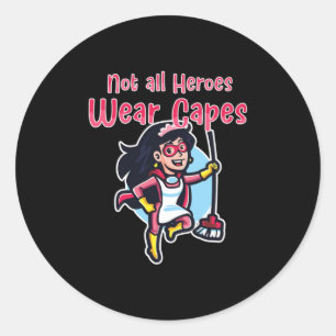 Sticker Rond Nettoyeurs Janitor Service de nettoyage Janitors C