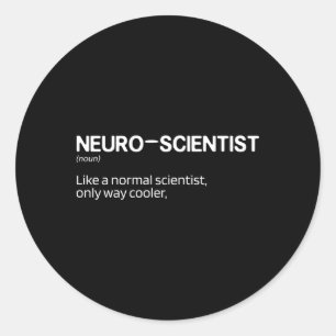 Sticker Rond Neuro Science Scientifique Neurologie Neurologie F