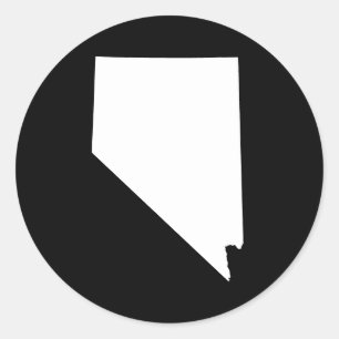 Sticker Rond Nevada