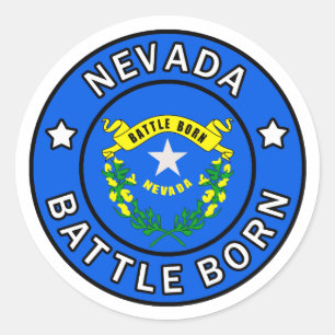 Sticker Rond Nevada