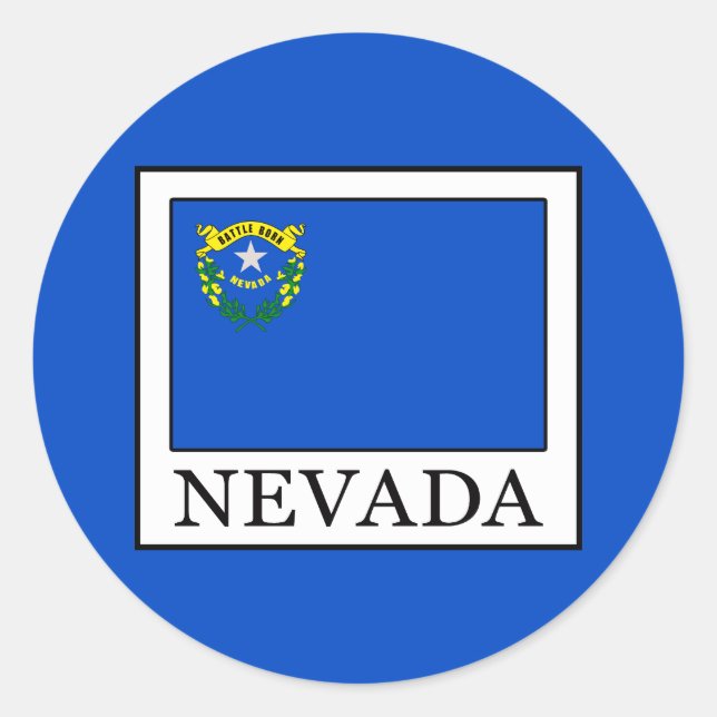 Sticker Rond Nevada (Devant)